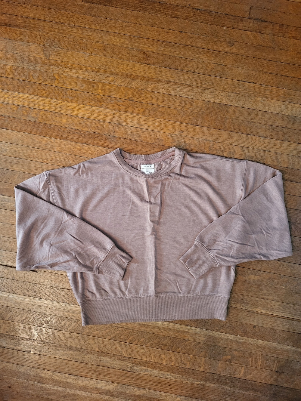 Thread & Supply Mauve Crop Sweatshirt